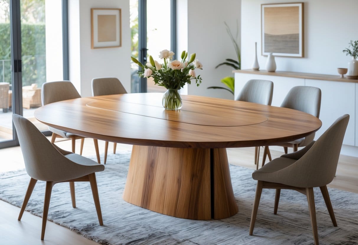 Sådan vælger du det perfekte elipse spisebord i træ til din spisestue